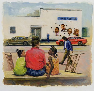 Summer City Stoop, 2000 by Colin Bootman